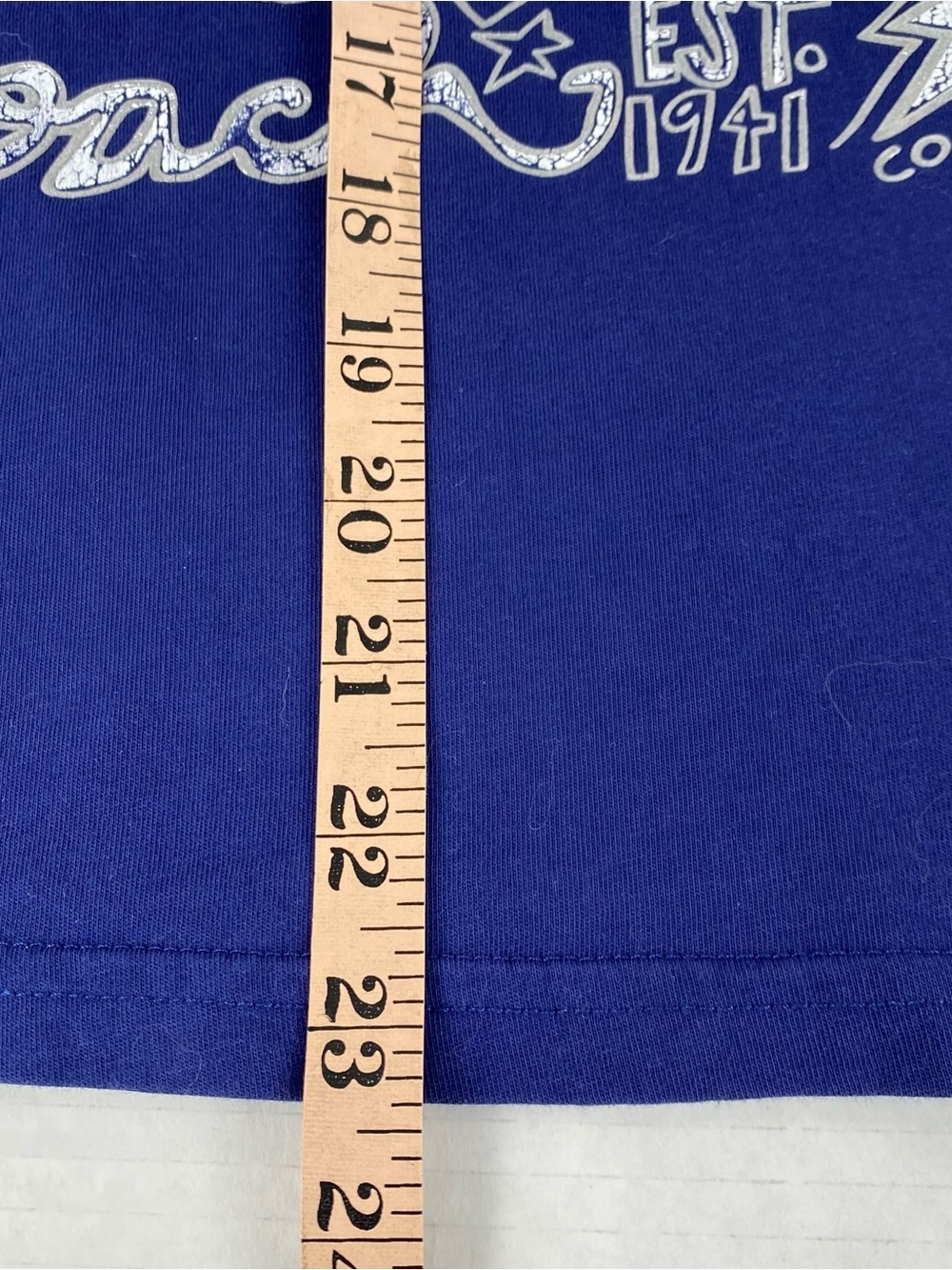 Coach Poppy Graphic Tee Blue Short Sleeve T Shirt Womens Small Casual Y2K - Picture 6 of 6